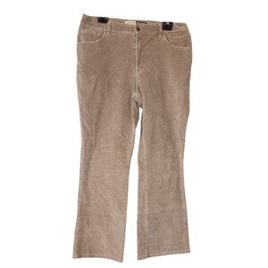 St. Johns Bay Size 14‎ Women's Stretch Boot Corduroy Pants Taupe